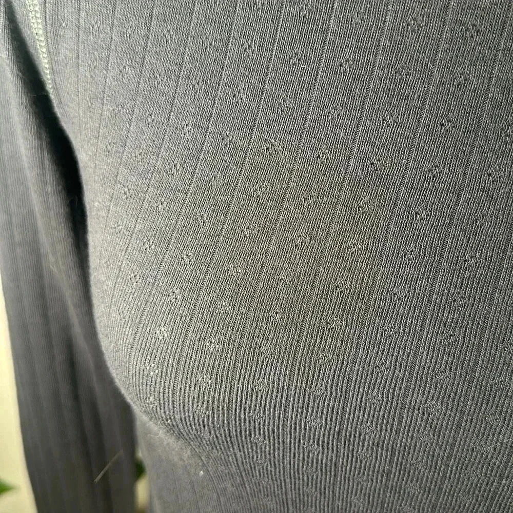 American Eagle Mockneck Pointelle Longsleeve - Picture 3 of 5